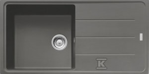 Zlewozmywak wbudowywany Fragranit+ Basis BFG 611-97 Kamienny Szary