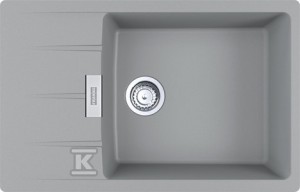 Zlewozywak Fragranit + CNG 611-78 XL Kamienny Szary