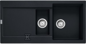 Zlewozywak Fragranit + MRG 651-97 Czarny mat