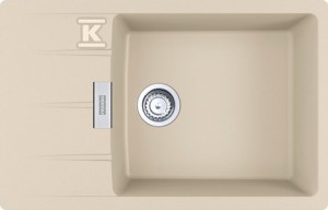 Zlewozywak Fragranit + CNG 611-78 XL Beżowy