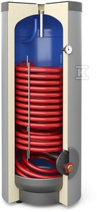 Wymiennik 400l MAXI SGW(S) z wężownicą, emaliowany, twarda pianka poliuretanowa,