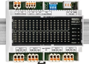 Moduł sterujący MDD-L32/T wizualizacja 32 detektorów po 5 x LED,