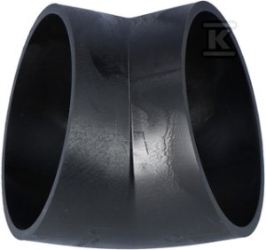 Kolano PE d160/45st.    369.045.16.1  Kształtki