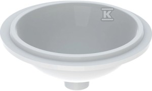 Umywalka podblatowa Variform, okrągła, D33 cm, H18 cm, bez przelewu,