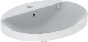 Umywalka Variform wpuszczana w blat, owalna, B60 cm, H17.8 cm,