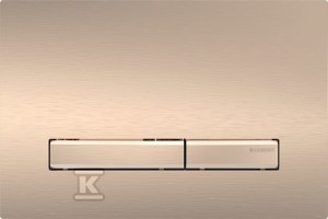 Przycisk spłukujący Sigma50, przedni, czerwone złoto, przyciski: czerwone złoto o