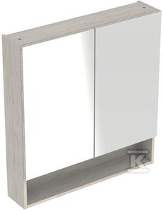 Szafka z lustrem Selnova Square B78.8 cm, H85 cm, T17.5
