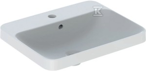 Umywalka Variform wpuszczana w blat, prostokątna, B55 cm, H17.8 cm,