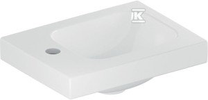 Umywalka iCon Light kompaktowa, B38 cm, H13 cm, T28 cm,