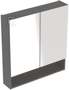 Szafka z lustrem Selnova Square B58.8 cm, H85 cm, T17.5