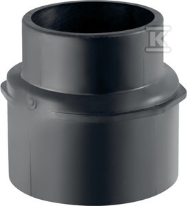 Redukcja PE Silent-db20 HT 125x110 symetryczna długa, sanitarna, do kanalizacji