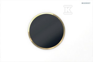 Elektroniczny zestaw uruchamiający WC IR zasilanie bateryjne Sigma10 12cm biały-złoty