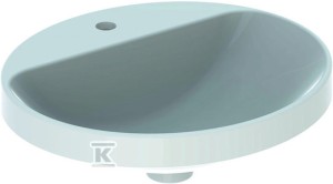 Umywalka Variform wpuszczana w blat, owalna, B50 cm, H17.8 cm,