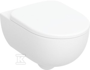 Zestaw wiszącej miski WC Selnova, lejowa, B36 cm, H38 cm,