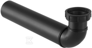 Kolano przyłączeniowe PE z przeciwnakrętką i uszczelką d50x1 1/2" o